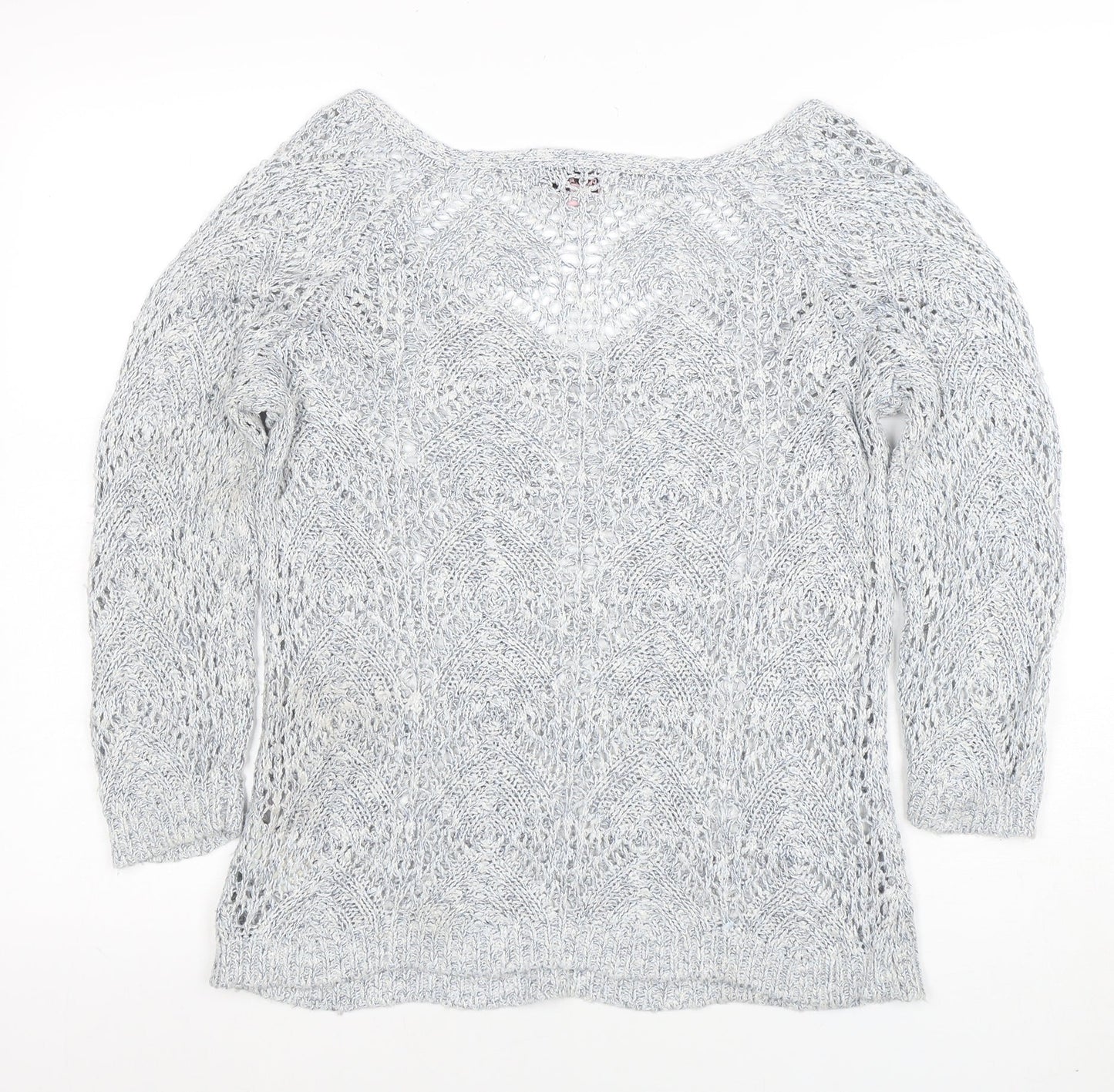 Womens UK Size 10 Phase Eight Grey Pullover Jumper