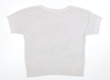 Womens UK Size L Wallis Ivory Pullover Jumper