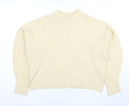 Womens UK Size S H&M Beige Pullover Jumper