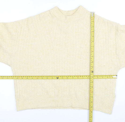 Womens UK Size S H&M Beige Pullover Jumper