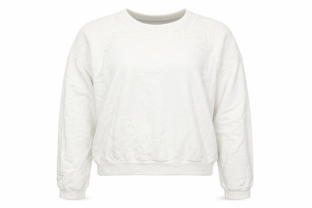 Womens UK Size 8 Topshop Ivory Pullover Sweatshirt
