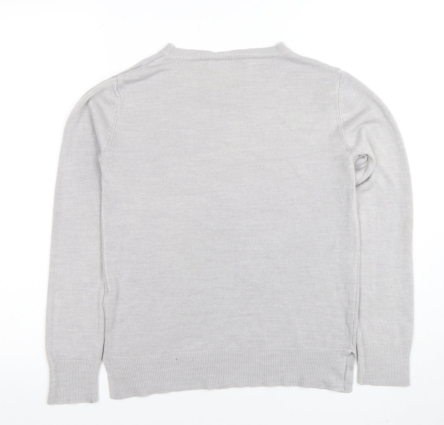 Womens UK Size 8 Marks and Spencer Grey Pullover Jumper