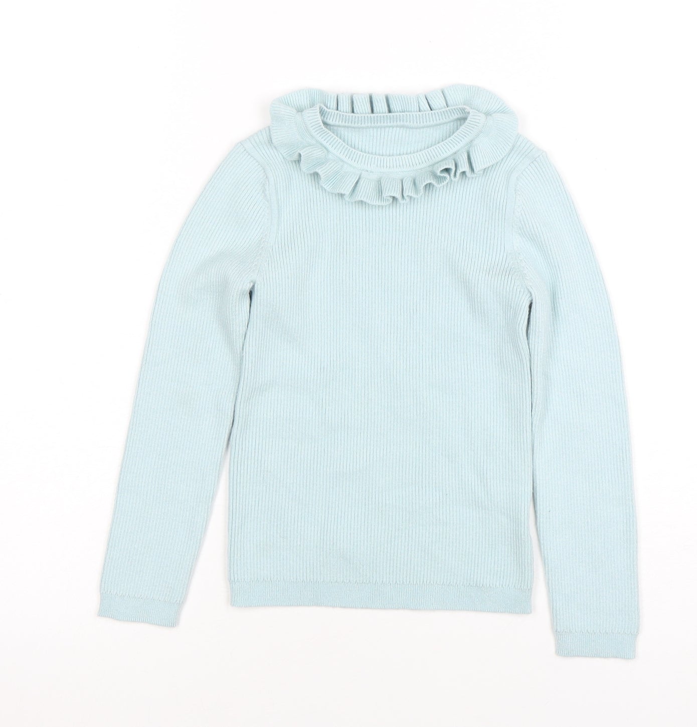 Girls UK Size 4-5 Years George Blue Pullover Jumper