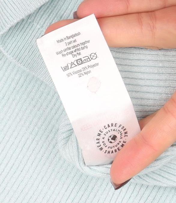 Girls UK Size 4-5 Years George Blue Pullover Jumper