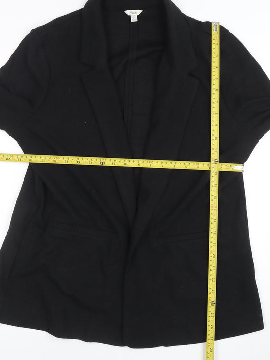 Womens UK Size 18 M&Co Black Cardigan Jumper