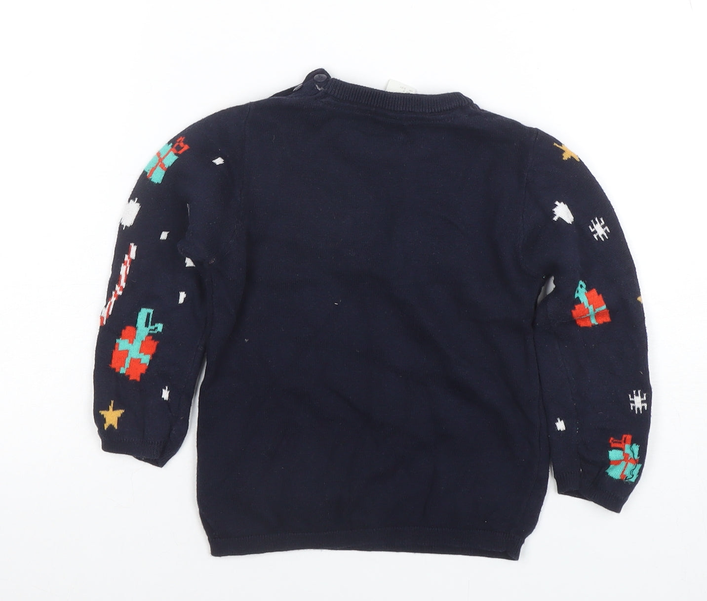 Boys UK Size 2-3 Years H&M Blue Pullover Jumper