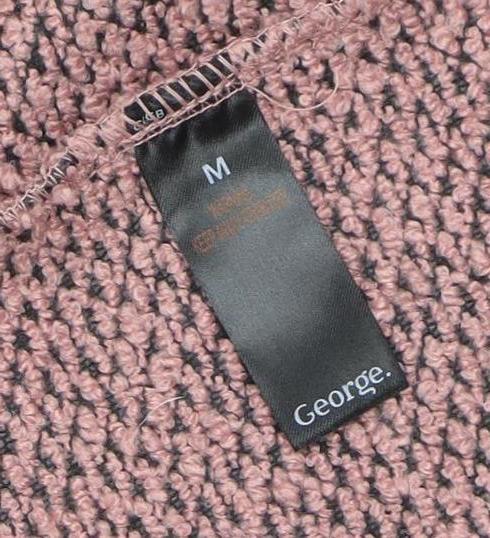 Womens UK Size M George Pink Cardigan Jumper