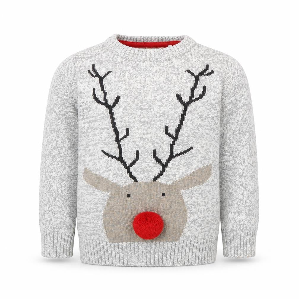 Boys UK Size 4-5 Years NEXT Grey Pullover Jumper