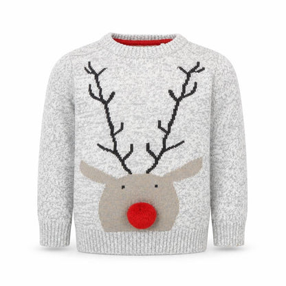 Boys UK Size 4-5 Years NEXT Grey Pullover Jumper