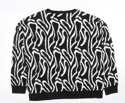 Womens UK Size L In the Style Black Pullover Jumper