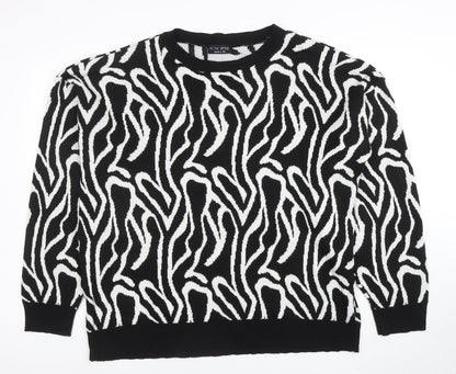 Womens UK Size L In the Style Black Pullover Jumper
