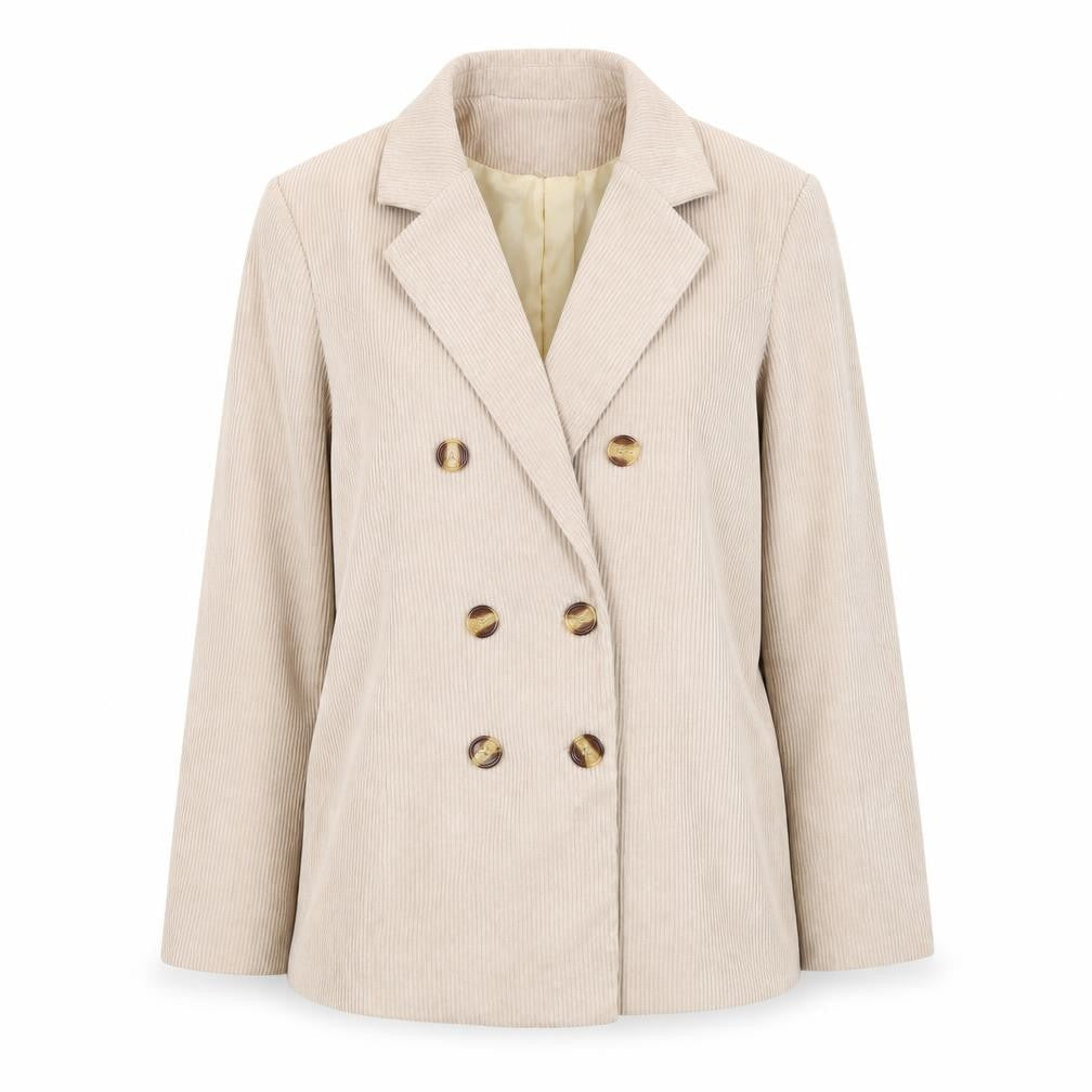Womens UK Size 10 PRETTYLITTLETHING Regular Beige Blazer
