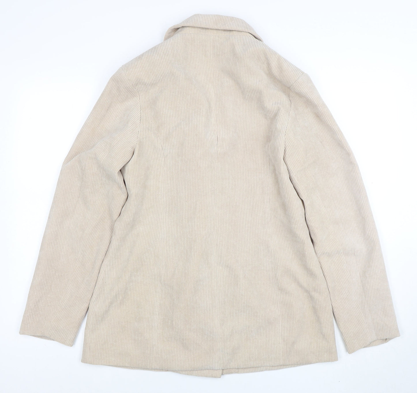 Womens UK Size 10 PRETTYLITTLETHING Regular Beige Blazer