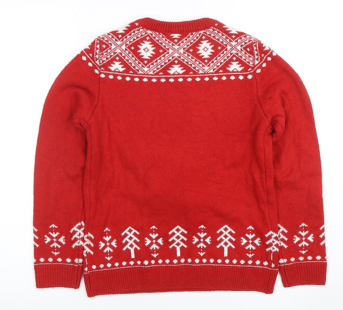 Boys UK Size 9-10 Years NEXT Red Pullover Jumper