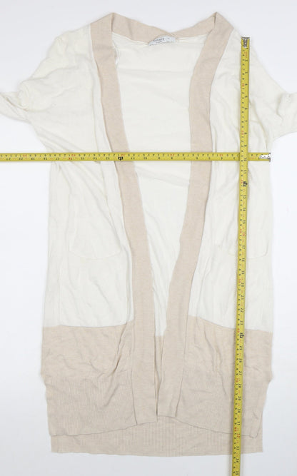 Womens UK Size 10 Nutmeg Beige Cardigan Jumper