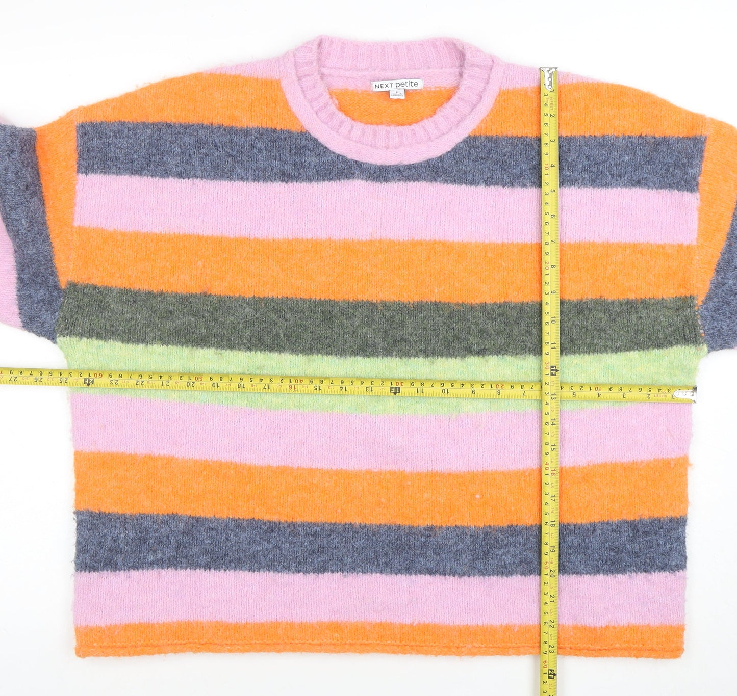Womens UK Size L NEXT Multicoloured Pullover Jumper