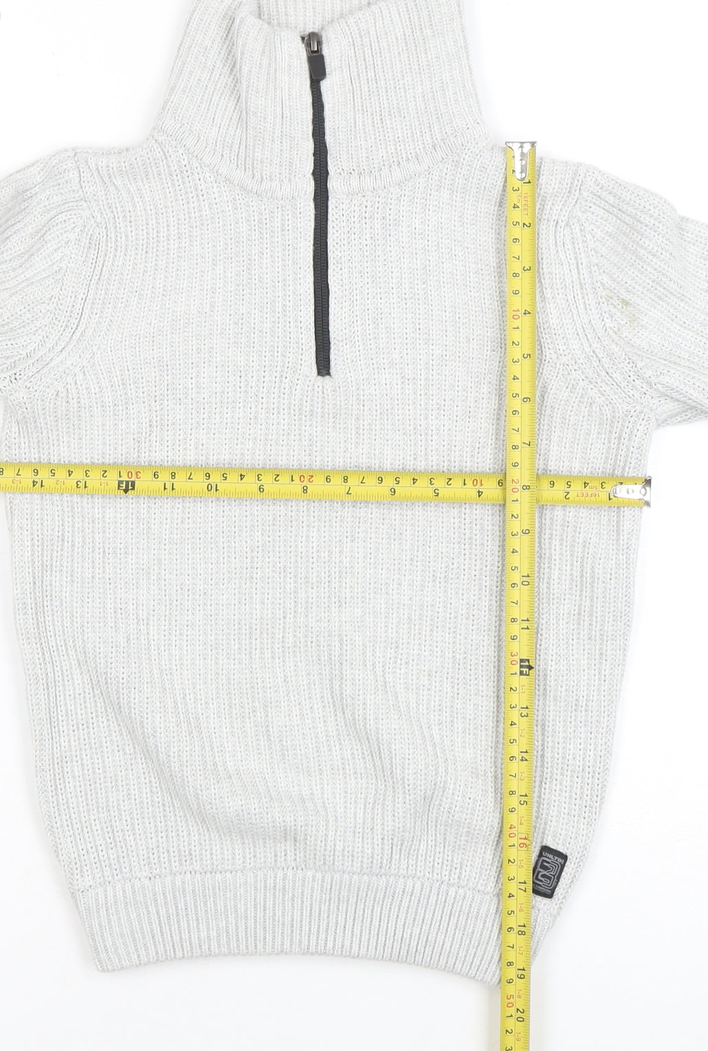 Boys UK Size 9 Years NEXT Grey Pullover Jumper