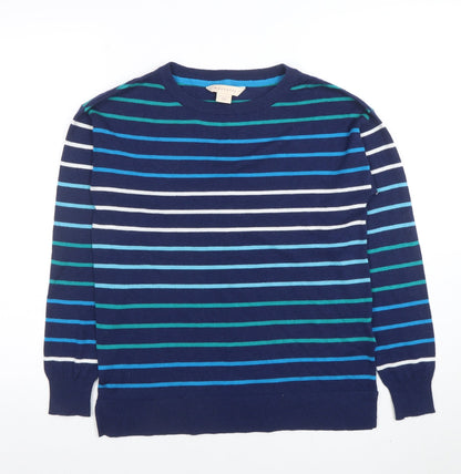 Womens UK Size 8 Mauvette Blue Pullover Jumper