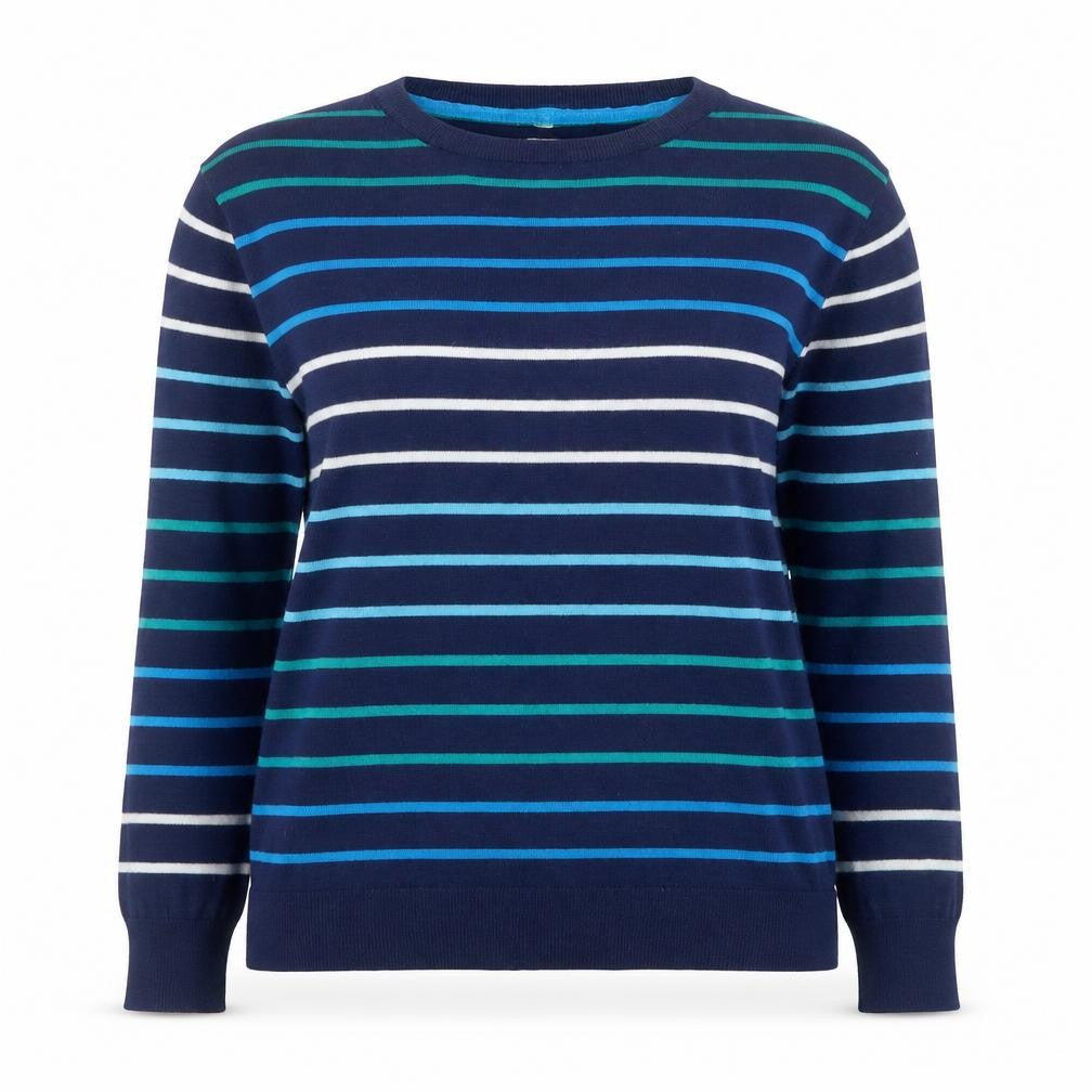 Womens UK Size 8 Mauvette Blue Pullover Jumper