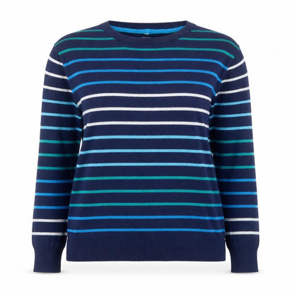 Womens UK Size 8 Mauvette Blue Pullover Jumper