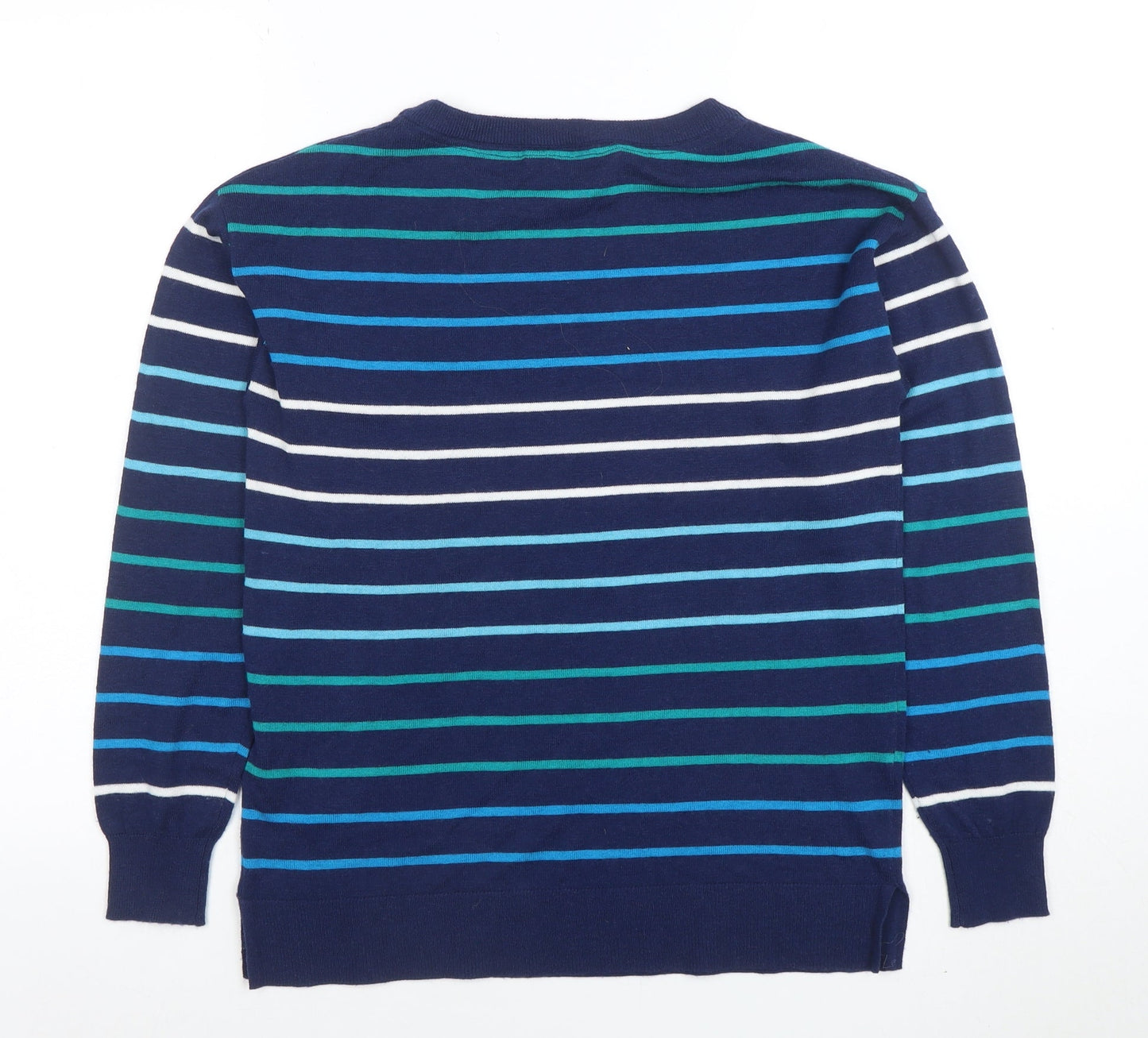 Womens UK Size 8 Mauvette Blue Pullover Jumper