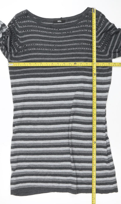 Womens UK Size 16 Marks and Spencer Grey Pullover Jumper