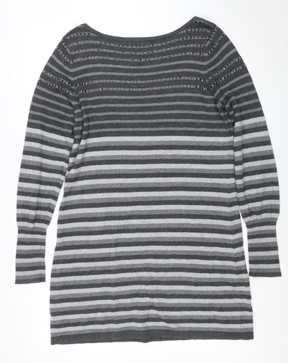 Womens UK Size 16 Marks and Spencer Grey Pullover Jumper