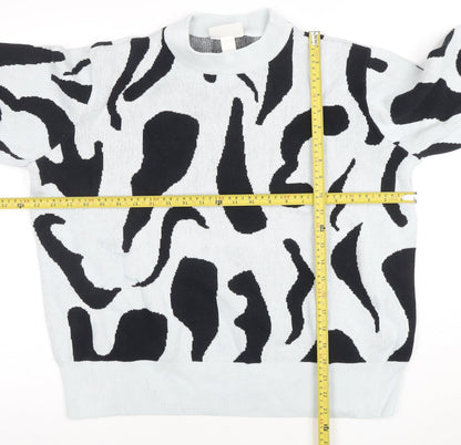 Womens UK Size L Monki Multicoloured Pullover Jumper