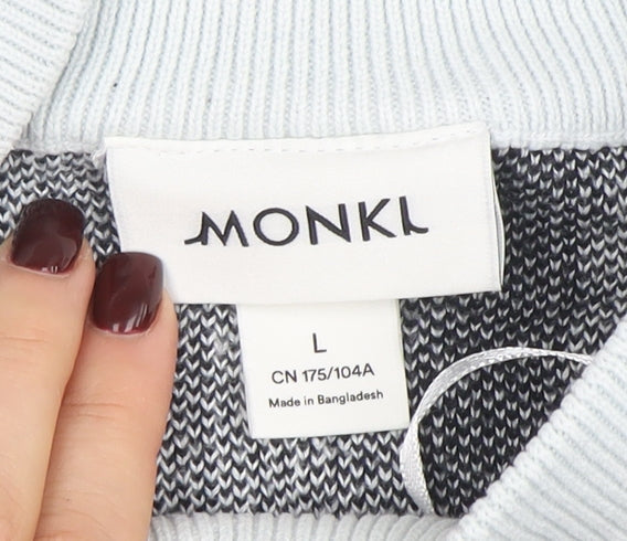Womens UK Size L Monki Multicoloured Pullover Jumper