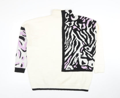 Womens UK Size 12 The Stevens Ivory Pullover Jumper