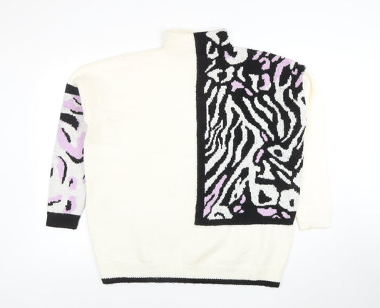 Womens UK Size 12 The Stevens Ivory Pullover Jumper