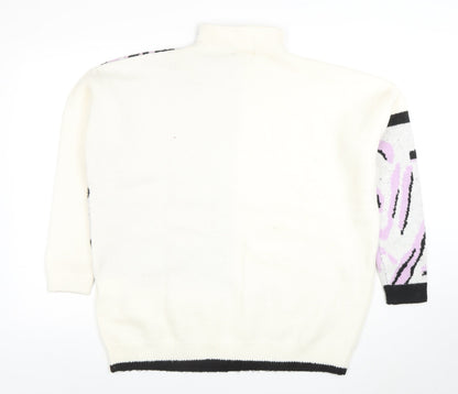 Womens UK Size 12 The Stevens Ivory Pullover Jumper