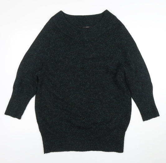 George Women’s Green Relaxed Knit Pullover Jumper Size 14