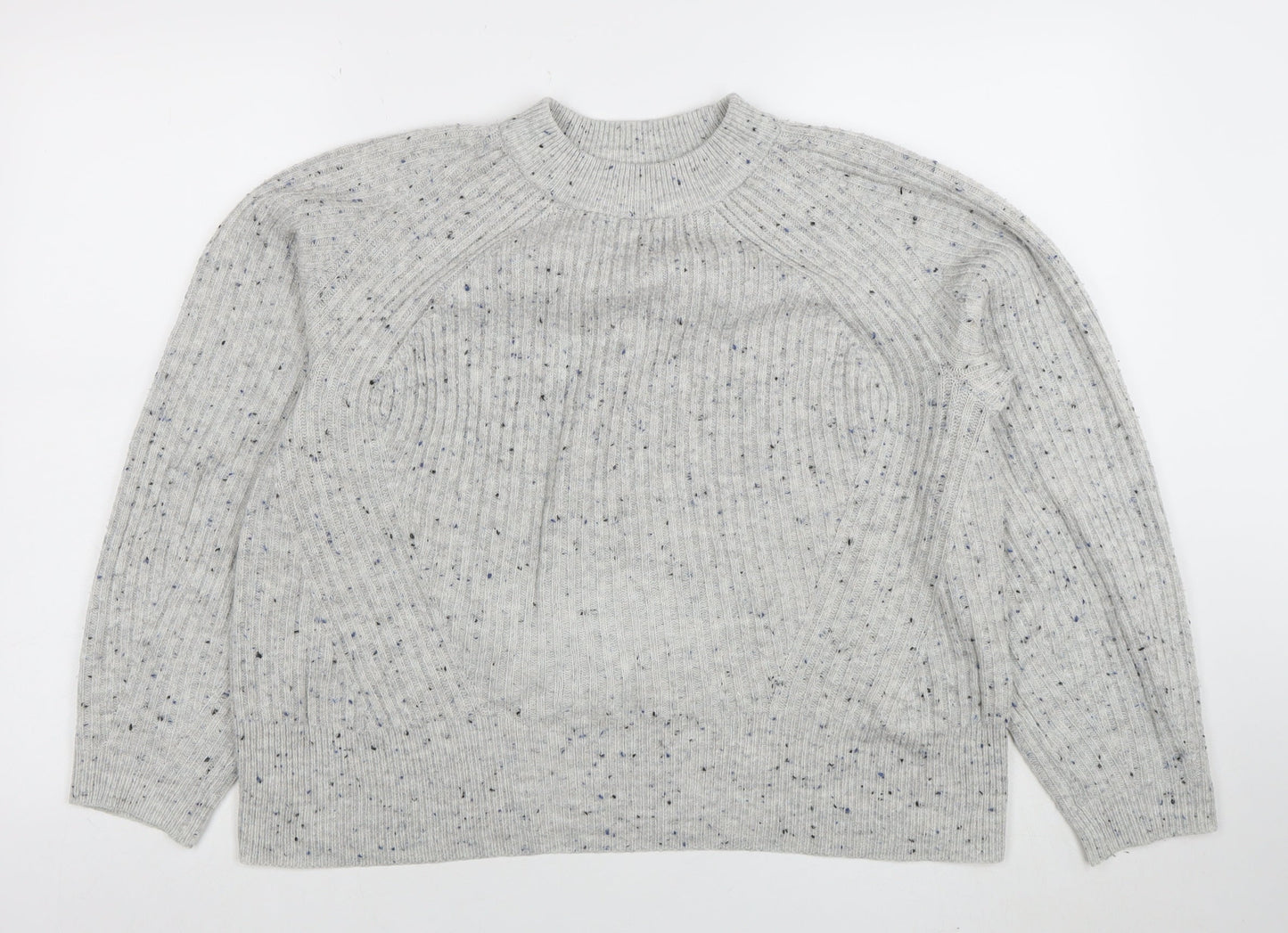 Womens UK Size M Marks and Spencer Grey Pullover Jumper