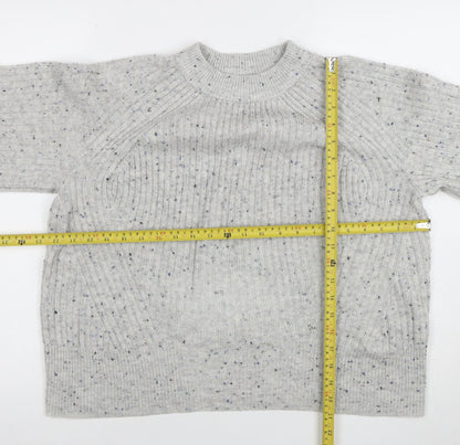 Womens UK Size M Marks and Spencer Grey Pullover Jumper