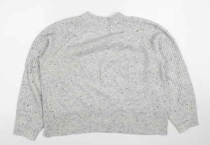 Womens UK Size M Marks and Spencer Grey Pullover Jumper