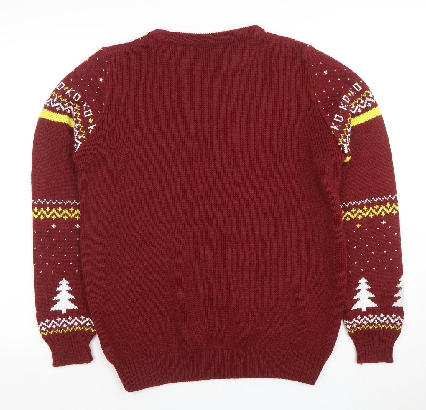 Mens UK Size S Numskull Red Pullover Jumper