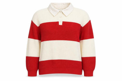 Womens UK Size XS Primark Multicoloured Henley Jumper