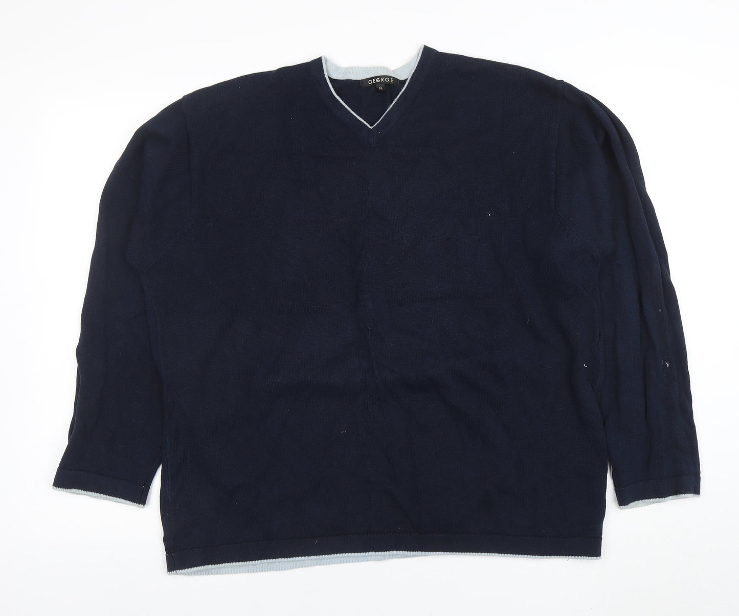Mens UK Size XL George Blue Pullover Jumper