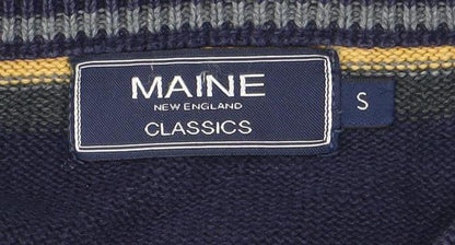 Mens UK Size S Maine New England Multicoloured Pullover Jumper