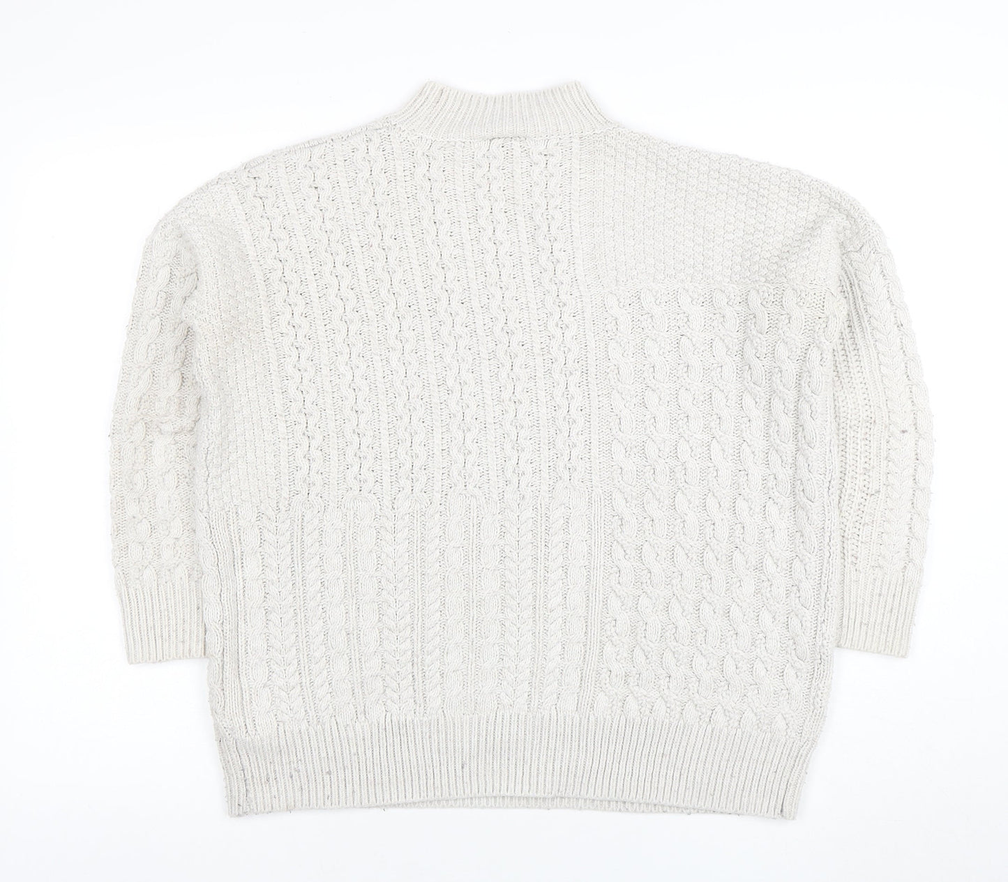 Womens UK Size 8 Topshop Ivory Pullover Jumper