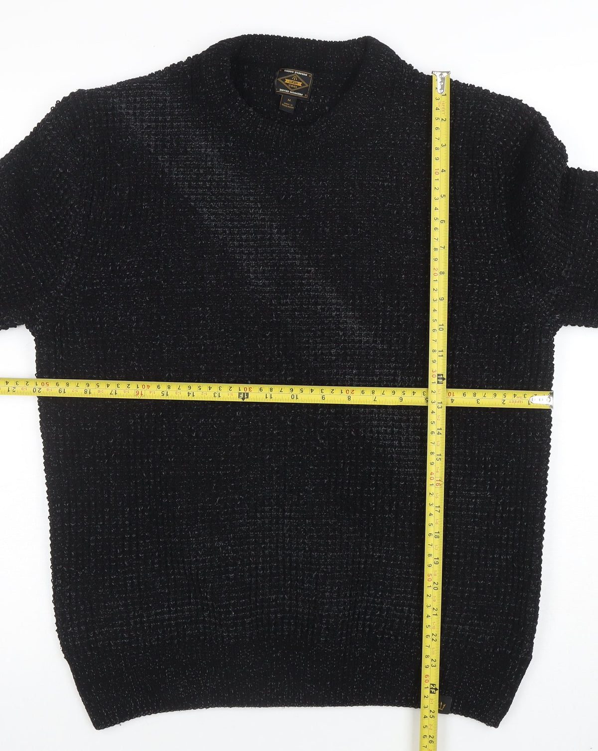Mens UK Size M NEXT Black Pullover Jumper
