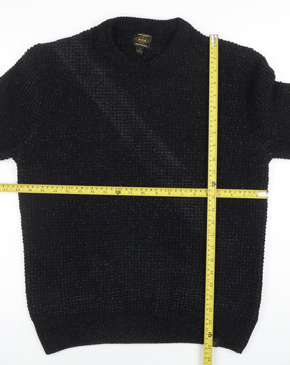 Mens UK Size M NEXT Black Pullover Jumper