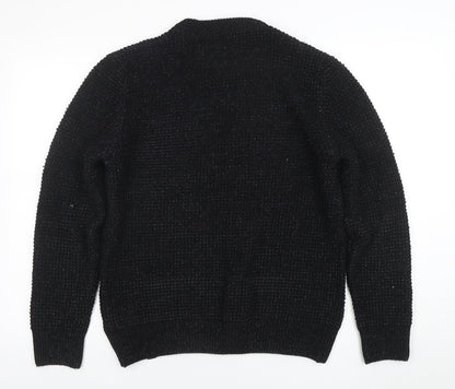 Mens UK Size M NEXT Black Pullover Jumper