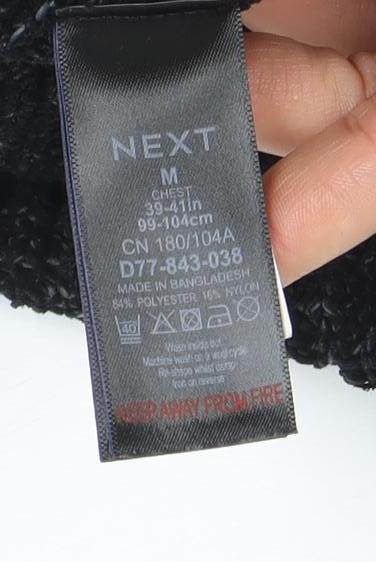 Mens UK Size M NEXT Black Pullover Jumper