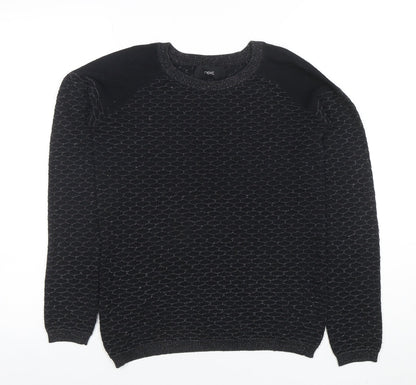 Womens UK Size 8 NEXT Black Pullover Jumper