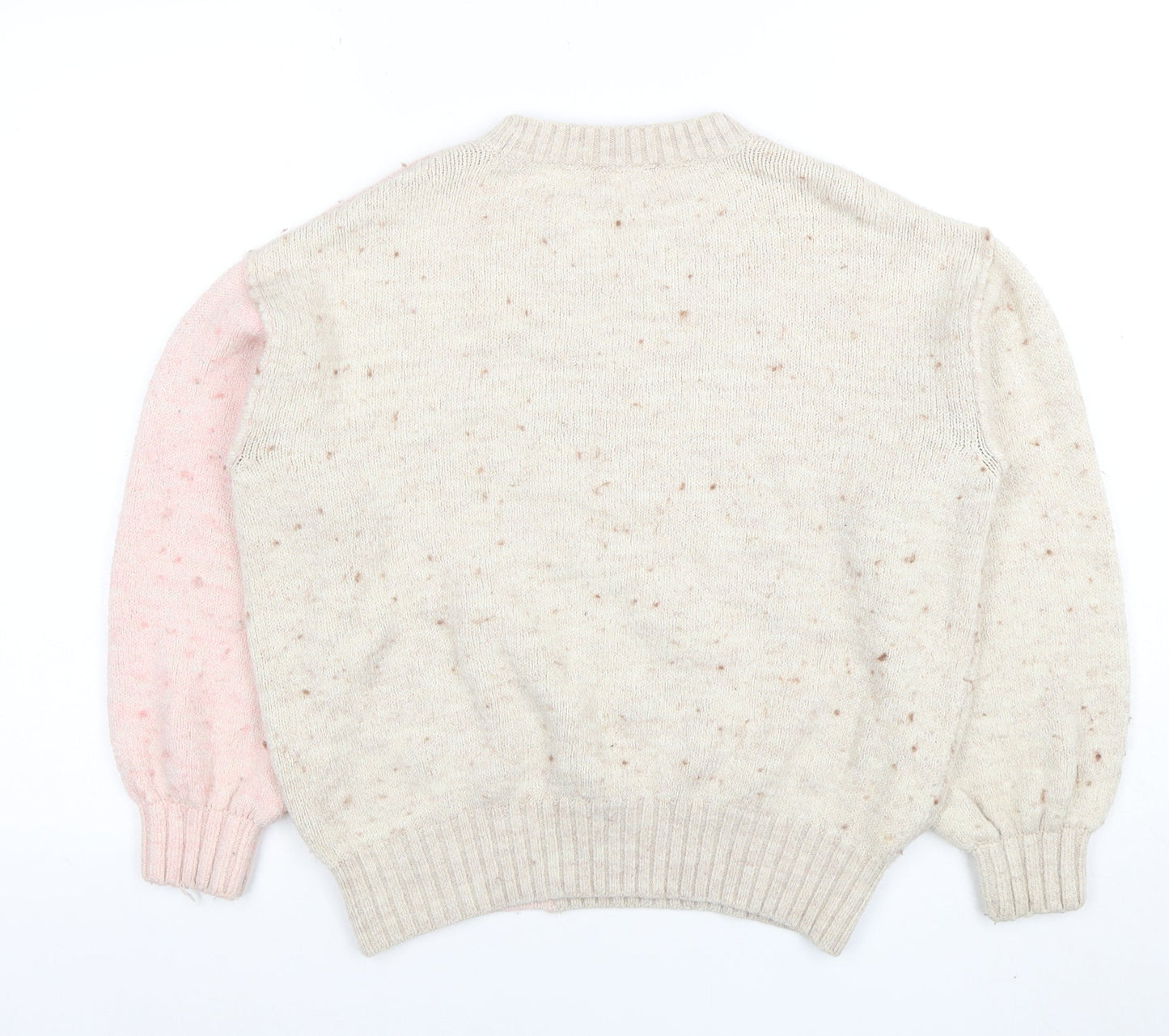 Womens UK Size 14 NEXT Beige Pullover Jumper