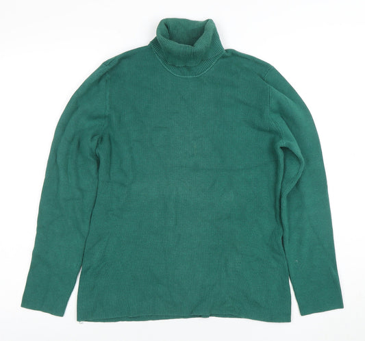 Womens UK Size L Oasis Green Pullover Jumper