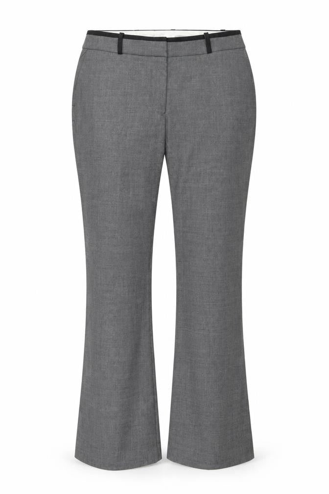Womens UK Size 12 H&M Classic Fit Dress Pants Grey Trousers