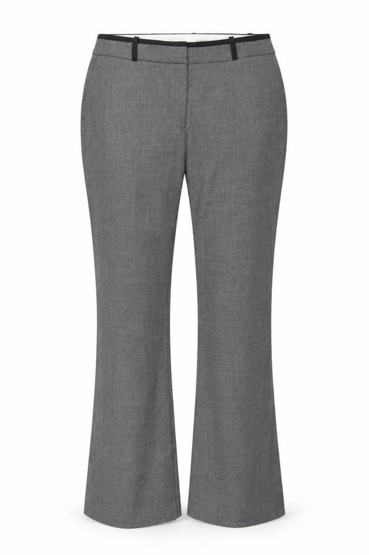 Womens UK Size 12 H&M Classic Fit Dress Pants Grey Trousers